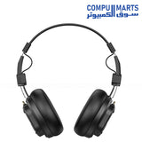 Close-up of ONIKUMA GT803 Black Model foldable wireless gaming headset showcasing its portable design for travel and daily gaming use at Compumarts Egypt
