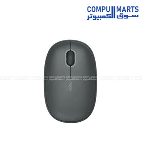 Rapoo M650 Silent Wireless Mouse top view showing ergonomic shape and smooth surface