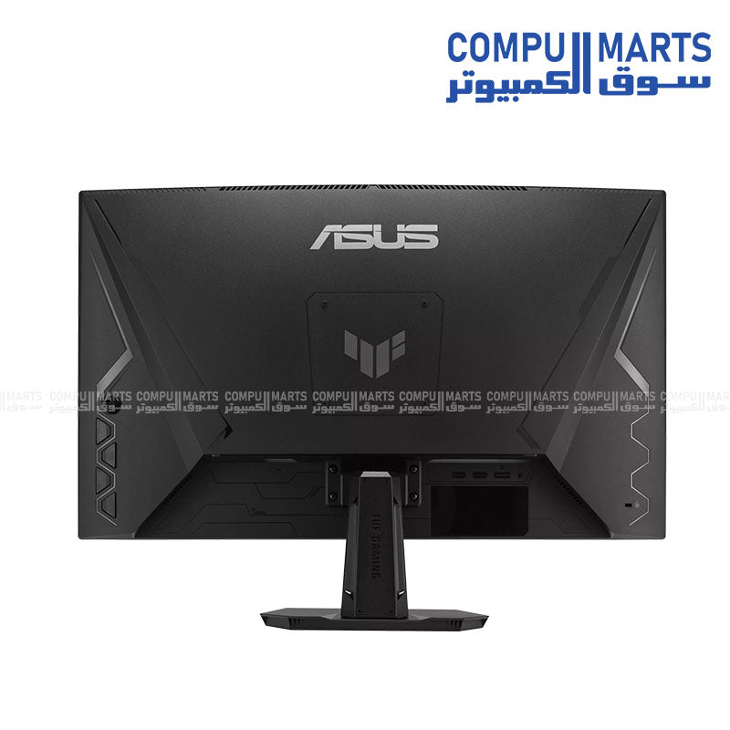 ASUS TUF Gaming VG27VQM5F 27-inch Curved Gaming Monitor side profile showing tilt adjustment