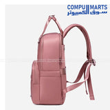 Front profile of the CB00778 daypack highlighting its polyester material and scratch-resistant finish.