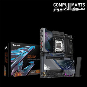GIGABYTE X870E AORUS MASTER X3D ATX motherboard with AMD X870E chipset