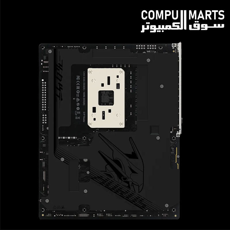 GIGABYTE X870E AORUS MASTER X3D motherboard with PCIe 5.0 expansion slots