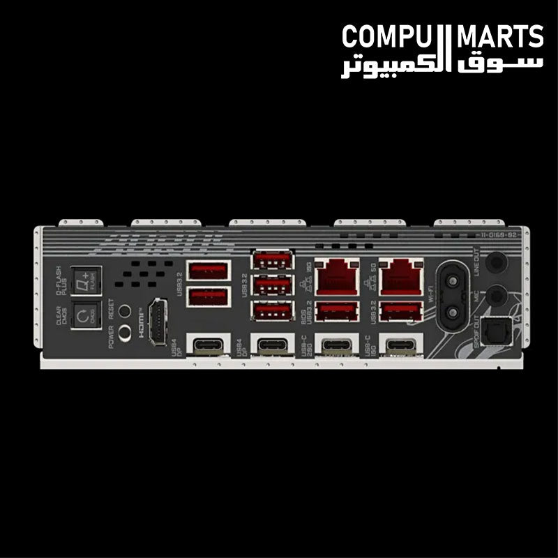 GIGABYTE X870E AORUS MASTER X3D motherboard with five M.2 SSD connectors