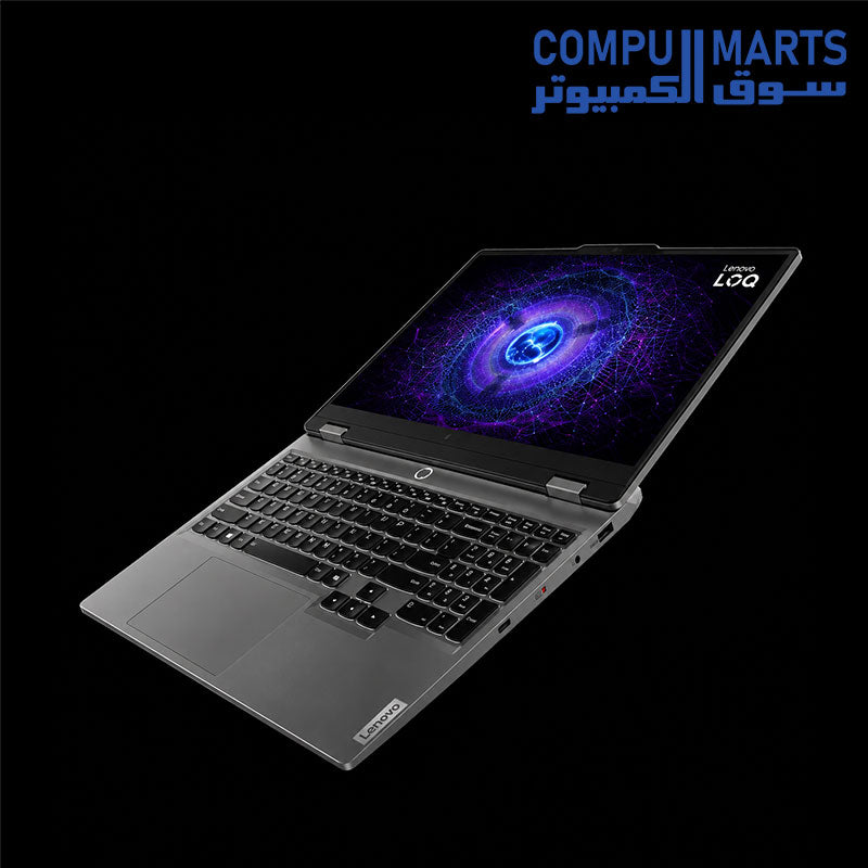 Intel Core i7-13645HX powered Lenovo LOQ 15IRX9 gaming laptop with 16GB DDR5 memory available in Egyp