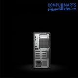 Black Dell Pro Tower QCT1250 desktop PC running DOS