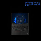 Black Lenovo ThinkPad E16 G3 laptop with integrated Intel Graphics