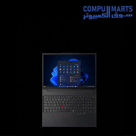 Lenovo ThinkPad E16 Gen 3 with 16GB DDR5 memory and 512GB NVMe Gen 4 storage