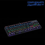 Redragon K551 Mitra keyboard with Blue switches