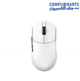  White X8 PLUS gaming mouse with Bluetooth and 2.4GHz Wireless connectivity for wireless gaming mouse users