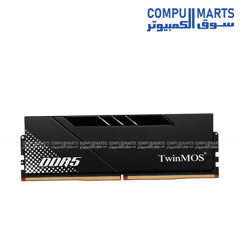 TwinMOS VOLTX DDR5 6000MHz 16GB UDIMM RAM Black Heat Sink TMD516GB6000U36B