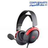 Wired Havit H2015F gaming headset featuring boom microphone and noise cancellation