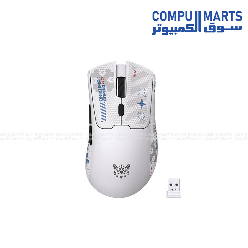 ONIKUMA DM01 wireless gaming mouse with 2.4GHz BT and Wired modes
