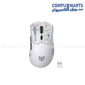 ONIKUMA DM01 wireless gaming mouse with 2.4GHz BT and Wired modes