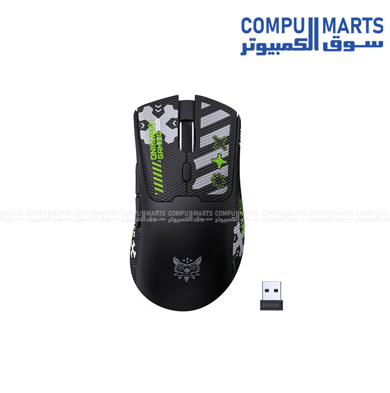 ONIKUMA DM01 Gaming Mouse in Egypt with 12800DPI and Tri-mode 2.4GHz BT Wired connectivity