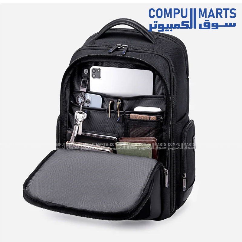 Arctic Hunter B00544 17-inch laptop backpack black