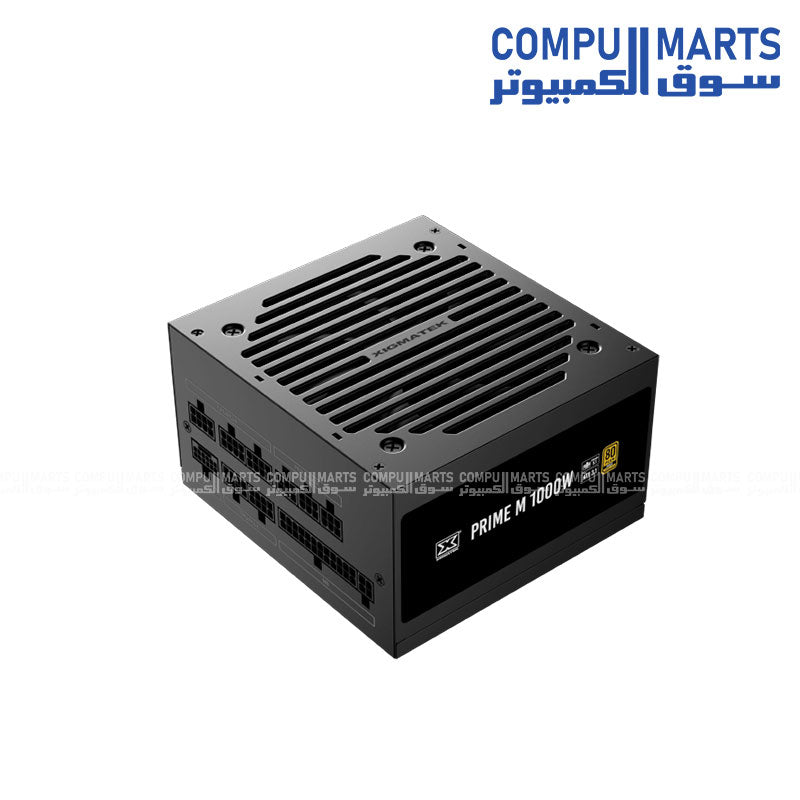 Xigmatek Prime M 1000W 80 Plus Gold ATX 3.1 PCIe 5.1 Full Modular Power Supply with DC to DC Convertor Design and OCP UVP OVP SCP OPP OTP Protection