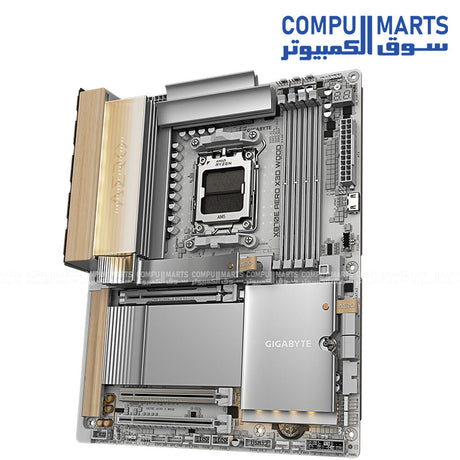Featuring AMD Socket AM5 compatibility with support for AMD Ryzen 9000 Series, 8000 Series and 7000 Series processors plus DDR5 memory support available in Egypt