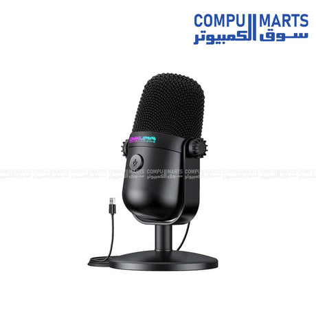 ONIKUMA M830 USB microphone with 700mAh battery capacity and 23hrs working time