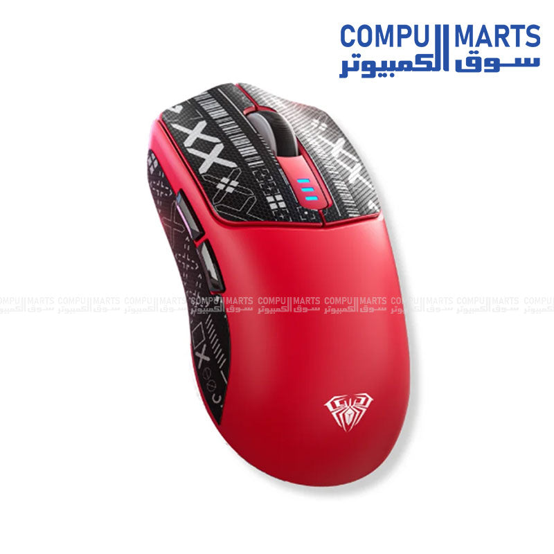 AULA SC580 Wireless Gaming Mouse 12000 DPI 6 Programmable Buttons 2.4GHz Bluetooth USB-C Connectivity PC Mac Gamers Wireless Mouse