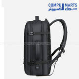 Water-resistant Oxford Fabric Rahala RAL 5302 backpack with two main compartments and front zip pocket