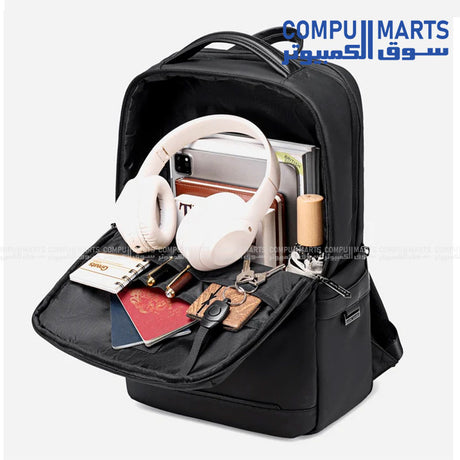 Laptop backpack B00872 with 1 compartment, 15.6 Inches device compatibility, and Water Resistant level in Egypt