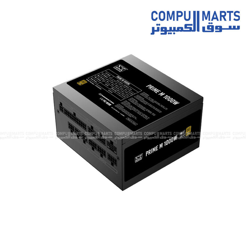 Xigmatek Prime M power supply including full modular cable design and OCP UVP OVP SCP OPP OTP protection available in Egypt