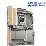 Equipped with PCIe 5.0 x16 support, multiple M.2 connectors, SATA 6Gb/s connectivity and USB4 Type-C ports through Compumarts