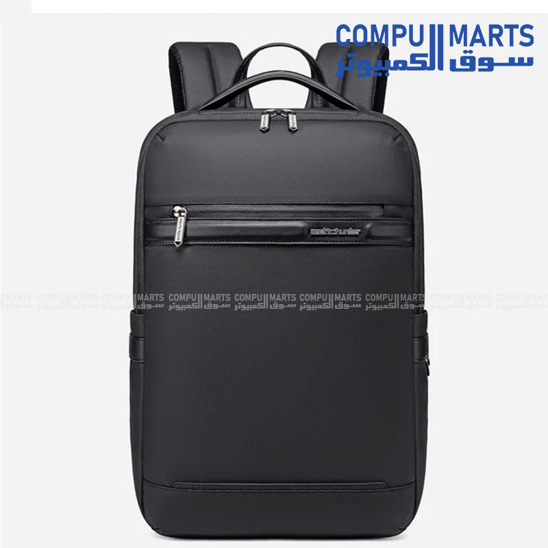 B00872 Black Laptop Backpack with 15.6 Inches compatible device size and Water Resistant level