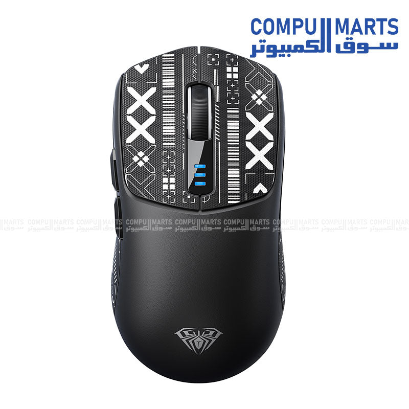 AULA SC580 Wireless Gaming Mouse 12000 DPI 6 Programmable Buttons 2.4GHz Bluetooth USB-C Connectivity PC Mac Gamers Wireless Mouse