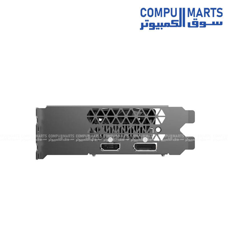 Low profile ZOTAC GAMING GeForce RTX 3050 LP graphics card with dual fan cooling, HDMI 2.1, DisplayPort 1.4a connectivity, and 6GB GDDR6 memory at Compumarts