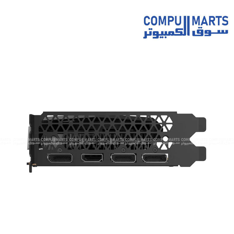 ZOTAC GAMING GeForce RTX 3050 ECO SOLO 8GB GDDR6 featuring 115W power consumption, 450W recommended power supply and compact card dimensions from Compumarts