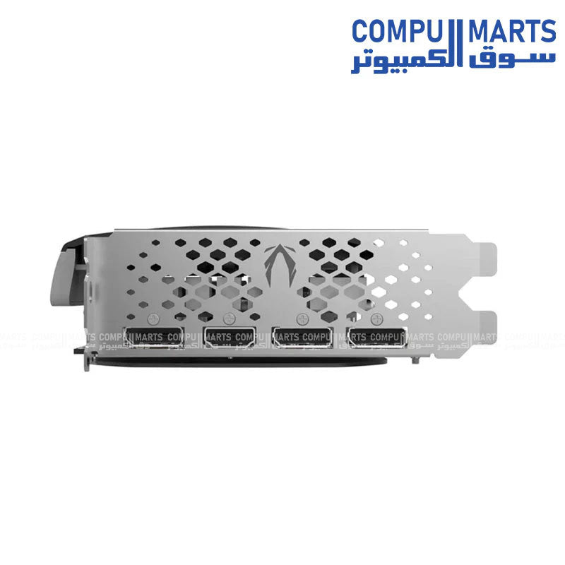 ZOTAC GeForce RTX 4060 graphics card featuring Quad Display capability, HDCP 2.3 support, OpenGL 4.6 and 500W recommended power supply for Egypt buyers