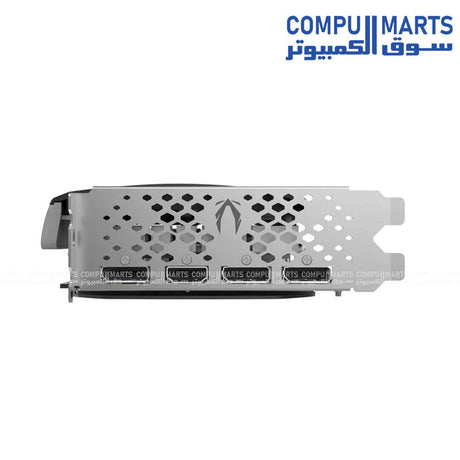 ZOTAC GeForce RTX 4060 graphics card featuring Quad Display capability, HDCP 2.3 support, OpenGL 4.6 and 500W recommended power supply for Egypt buyers