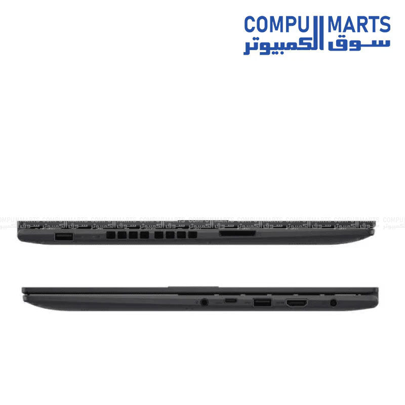 Intel Core i5-12500H powered ASUS Vivobook 16X laptop with 8GB DDR4 memory, 512GB NVMe PCIe 4.0 SSD, Wi-Fi 6E, Bluetooth 5.3, and 16-inch WUXGA display