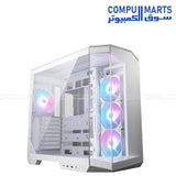 MAG PANO 100R PZ gaming PC case with support for ATX, Micro-ATX, Mini-ITX and back-connect motherboards for gaming PC case buyers in Egypt