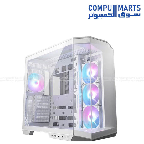 MAG PANO 100R PZ gaming PC case with support for ATX, Micro-ATX, Mini-ITX and back-connect motherboards for gaming PC case buyers in Egypt