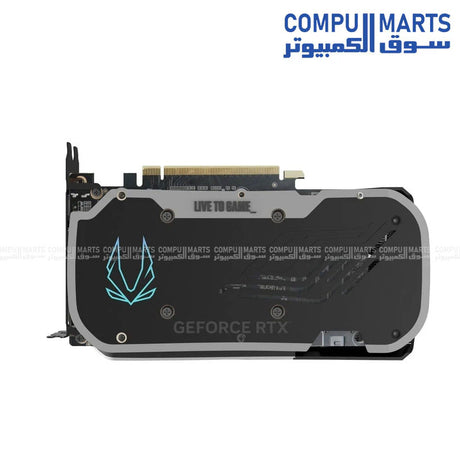 Twin Edge graphics card with HDMI 2.1a and three DisplayPort 1.4a outputs for quad display support