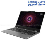 Lenovo LOQ 15ARP9 laptop featuring NVIDIA GeForce RTX 4070 8GB GDDR6 graphics, 24GB DDR5 memory, and 15.6-inch FHD IPS 144Hz display for gaming laptop Egypt searches