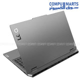 Gaming laptop equipped with AMD Ryzen 7 7435HS processor, NVIDIA GeForce RTX 4070 8GB GDDR6, 24GB DDR5 RAM, Windows 11 Home, and 2-year official warranty from Compumarts