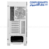 Gaming PC chassis supporting graphics cards up to 380 mm and CPU coolers up to 175 mm for custom desktop builds.