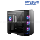 MAG PANO 100R PZ gaming PC case with support for ATX, Micro-ATX, Mini-ITX and back-connect motherboards for gaming PC case buyers in Egypt