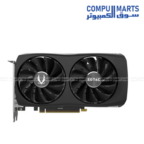 ZOTAC GeForce RTX 4060 TWIN EDGE featuring 8GB GDDR6 memory, 128-bit memory bus and Quad Display support for graphics card buyers in Egypt