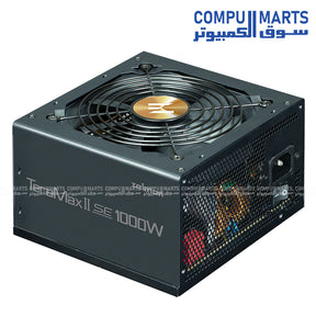 ZALMAN TeraMax II SE 1000W 80 PLUS Gold power supply with ATX 3.1 support and 12V-2X6 cable available in Egypt