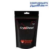 Thermal Grizzly KryoSheet (25x25x0.2mm) – Ultra High Thermal Conductivity Graphene Thermal Pad