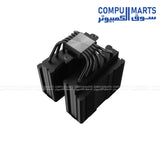  Thermalright Burst Assassin 120 SE ARGB CPU Air Cooler 120mm with 6 Heatpipes and PWM Fan for Intel and AMD Gaming PCs