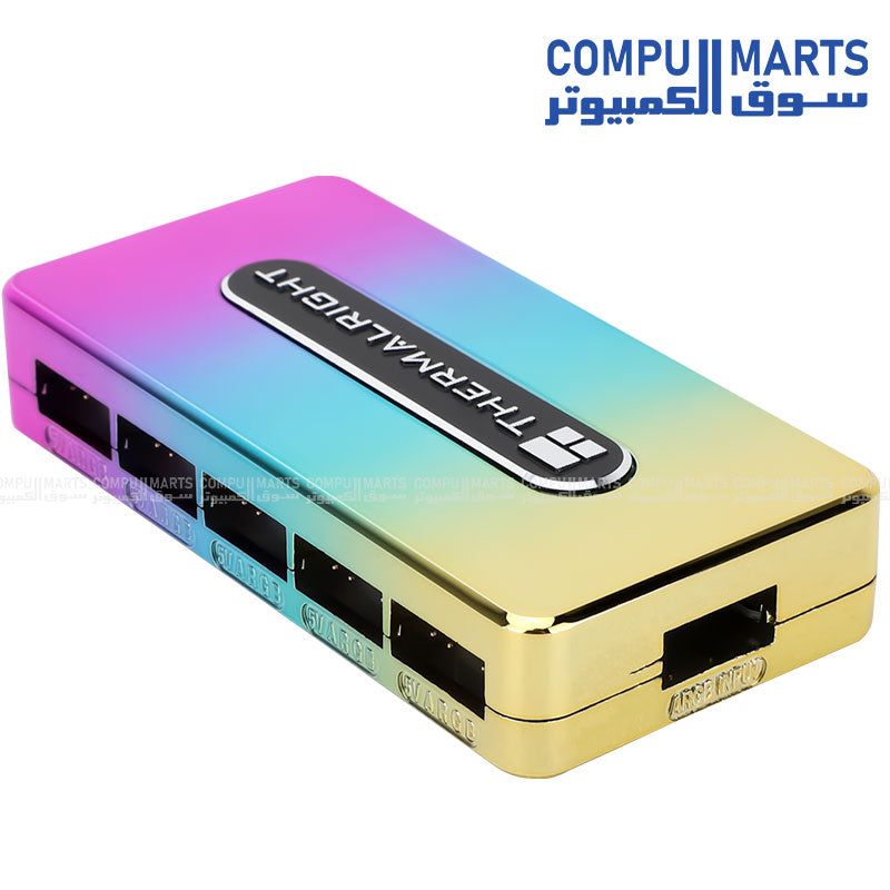Thermalright ARGB HUB Controller Rev A PWM 5V 3 pin RGB fan hub