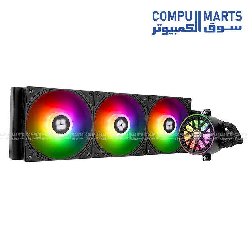 Thermalright Aqua Elite 360 V6 ARGB AIO Liquid CPU Cooler for Intel LGA115X/1200/1700/1851 & AMD AM4/AM5 with 360mm Radiator 3 Year Warranty - Black