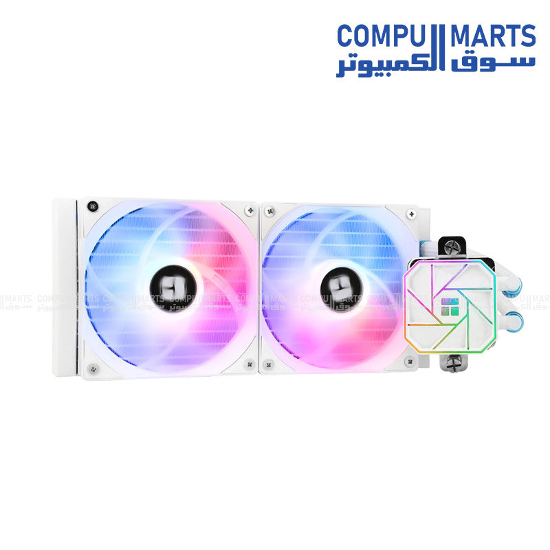 Aqua Elite 240 V3 – AIO CPU Cooler – Thermalright – 240mm Liquid Cooler ARGB Dual Fan High Performance