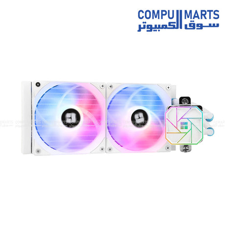 Aqua Elite 240 V3 – AIO CPU Cooler – Thermalright – 240mm Liquid Cooler ARGB Dual Fan High Performance