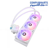 Aqua Elite 360 V3 – AIO CPU Cooler – Thermalright – 360mm Liquid Cooler ARGB Triple Fan High Performance